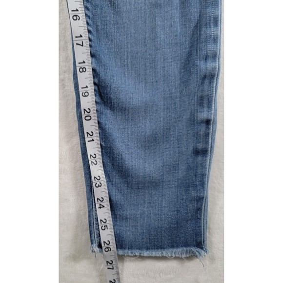 Lucky Brand Jeans Womens Lolita Skinny 2 / 26 Raw Hem Ankle Low Rise Medium Wash - Picture 14 of 16